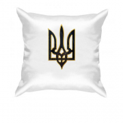 Подушка с гербом Украины стилизованным под кору
