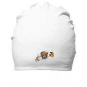 Бавовняна шапка з тигром який розриває футболку