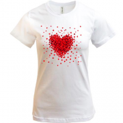 футболка 1000 сердец