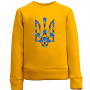Дитячий світшот з гербом України у стилі писанки