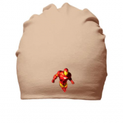 Хлопковая шапка с летящим Железным Человеком