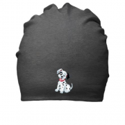 Хлопковая шапка с далматинцем щенком