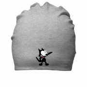 Хлопковая шапка с чёрным котом из Симпсонов