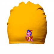 Бавовняна шапка з рожевим ведмедиком гамми