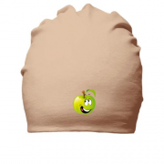 Хлопковая шапка с улыбающимся яблоком