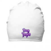 Хлопковая шапка Deep Purple (фиолетовый логотип)