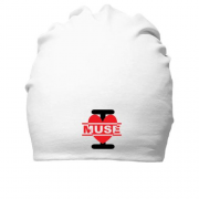 Хлопковая шапка I love Muse