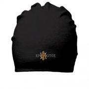 Хлопковая шапка с логотипом "Кровосток"