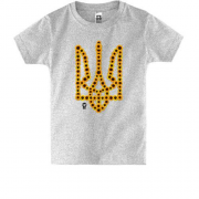 Дитяча футболка Тризуб із соняшників