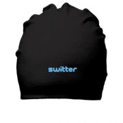 Бавовняна шапка з написом "Switter"