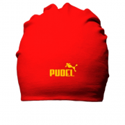Бавовняна шапка з написом "Пудель" в стилі Пума