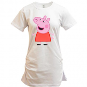 Подовжена футболка зі свинкою Пеппою