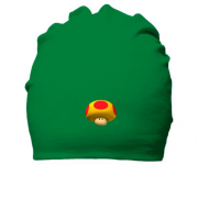 Хлопковая шапка с маленьким грибом из Марио
