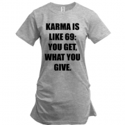 Подовжена футболка Karma