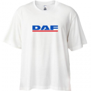 Футболка Oversize з лого DAF