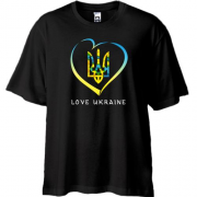 Футболка Oversize Love Ukraine