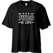 Футболка Oversize Judo is life