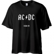 Футболка Oversize AC/DC Rock on