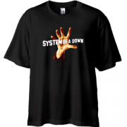 Футболка Oversize System of a Down с рукой