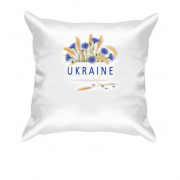 Подушка з квітами Україна