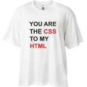 Футболка Oversize CSS+HTML