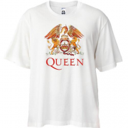 Футболка Oversize Queen color logo