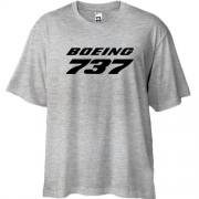 Футболка Oversize Boeing 737 лого