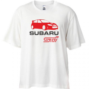 Футболка Oversize Subaru sti (2)