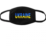 Маска Ukraine (желто-синяя надпись)