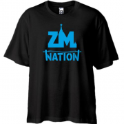 Футболка Oversize ZM Nation с Проводами