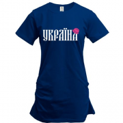 Туника с надписью Украина (с розовой панамой)