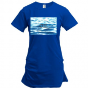 Подовжена футболка Океан Ельзи (океан)