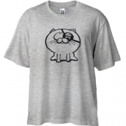 Футболка Oversize Кіт-пірат