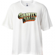 Футболка Oversize Gravity Falls лого