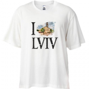 Футболка Oversize Я люблю Львов