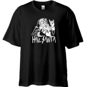Футболка Oversize "hail Santa"