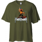 Футболка Oversize Manowar - Warriors of the World