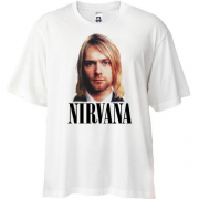 Футболка Oversize з Курт Кобейном (Nirvana)