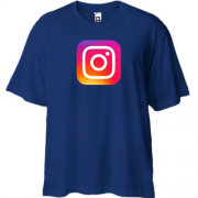 Футболка Oversize с логотипом Instagram