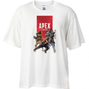 Футболка Oversize с постером игры Apex - legends