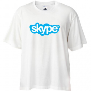 Футболка Oversize Skype