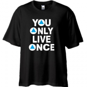 Футболка Oversize You Only Live Once