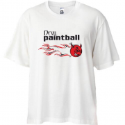 Футболка Oversize Devil paintball