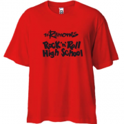 Футболка Oversize Ramones - The rock'n roll high school