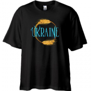 Футболка Oversize Ukraine (кільце з колосків)