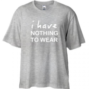 Футболка Oversize Nothing to wear