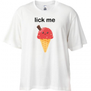 Футболка Oversize Lick me