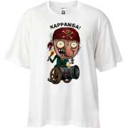 Футболка Oversize з піратом Каррамба!