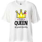 Футболка Oversize Little queen af great family