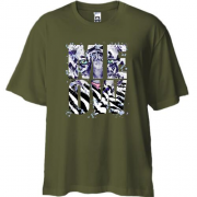 Футболка Oversize з тигром "meow" (1)
